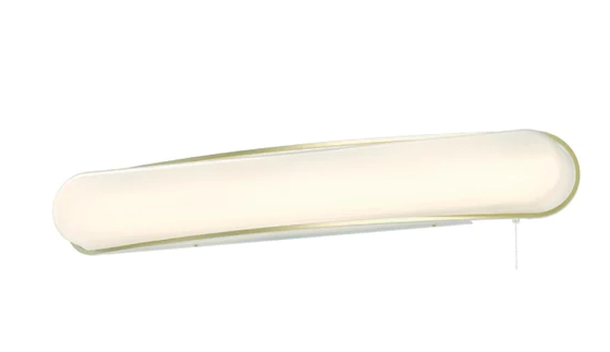 AFX Lighting CURB36L30ENSB Curve 36'' LED Overbed Wall Light - Satin Brass Finish