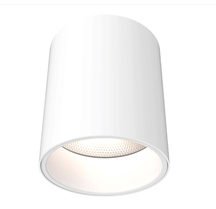 DALS Lighting CYL06-CC-V-WH Focus 6″ LED Cylinder Flush Mount - 26W - CCT Selectable - 1,500 Lumens - 120-347V - White Finish