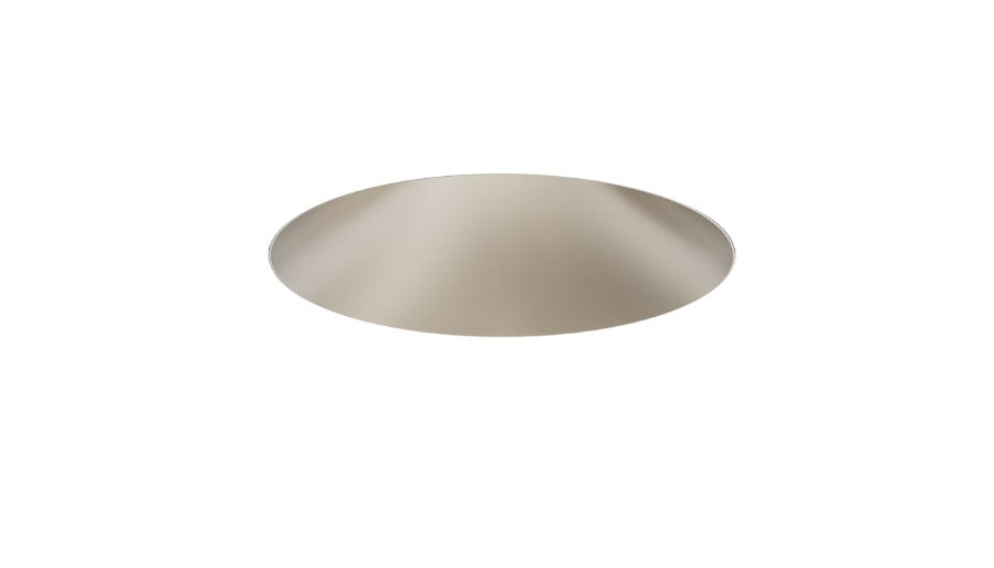 Visual Comfort Architectural ENCL3RRL-L12935DI-C Modern Entra CL 3" Round Fixed Downlight Flangeless IC Airtight Trim / Remodel Housing - CCT: 3500K - 12W - Reflector Finish: Champagne