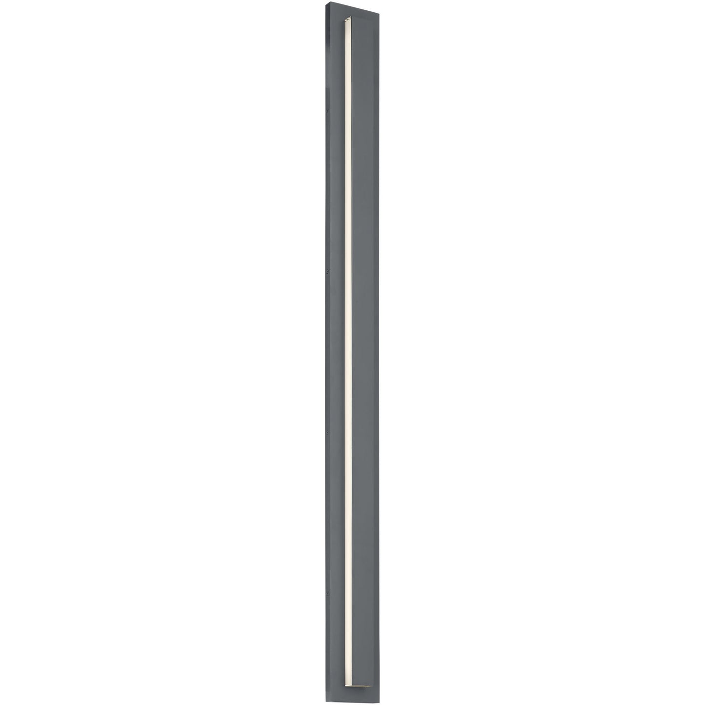 Visual Comfort Architectural SLOWS30230H Modern Sean Lavin Aspen 1 Light 60" Outdoor Wall Sconce Light - CCT: 3000K - Finish: Charcoal