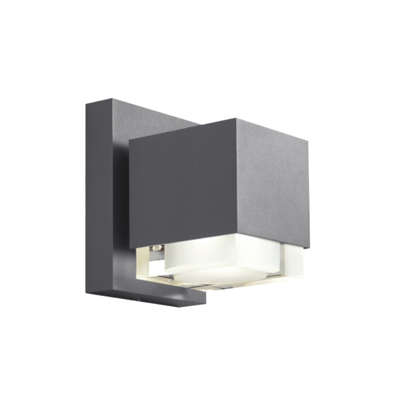 Visual Comfort Architectural 700OWVOT8408HDOUNVSSP Modern 8" Voto LED Outdoor Down Only Wall Light With Surge Protection- 120-277V - CCT : 4000K - Finish: Charcoal
