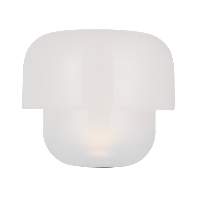 Visual Comfort Architectural KWTB49027SCHAB Modern Bolete 18" LED Table Lamp - CCT: 2700K - Shade Color: Cream - Finish: Hand Rubbed Antique Brass