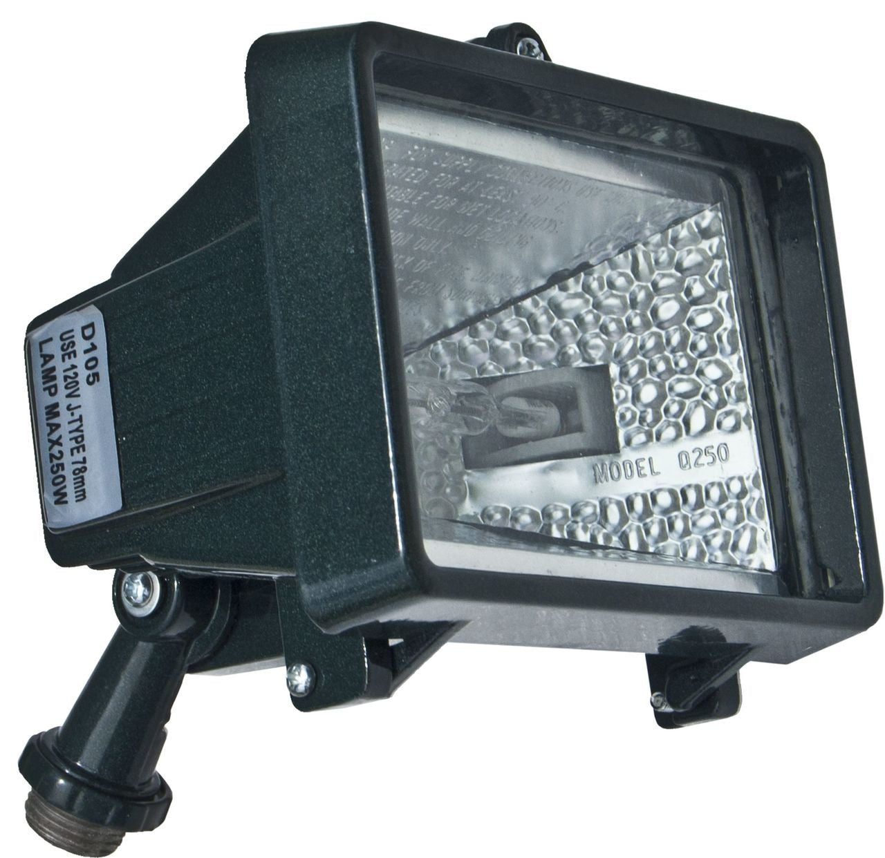 Dabmar Lighting D105-G Cast Aluminum Area Flood Light - Green