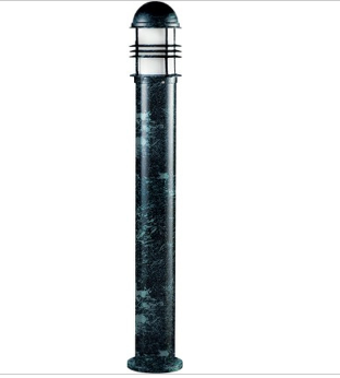 Dabmar Lighting D3200-L12-40K-VG 120V-277V G24 LED 12W 40K Powder Coated Cast Aluminium Open Cage Bollard Light, Verde Green Finish