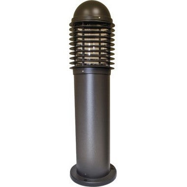 Dabmar Lighting D3390-BZ LED Powder Coated Cast Aluminum Bollard Light, 120V, Wattage 60W, Bronze Finish
