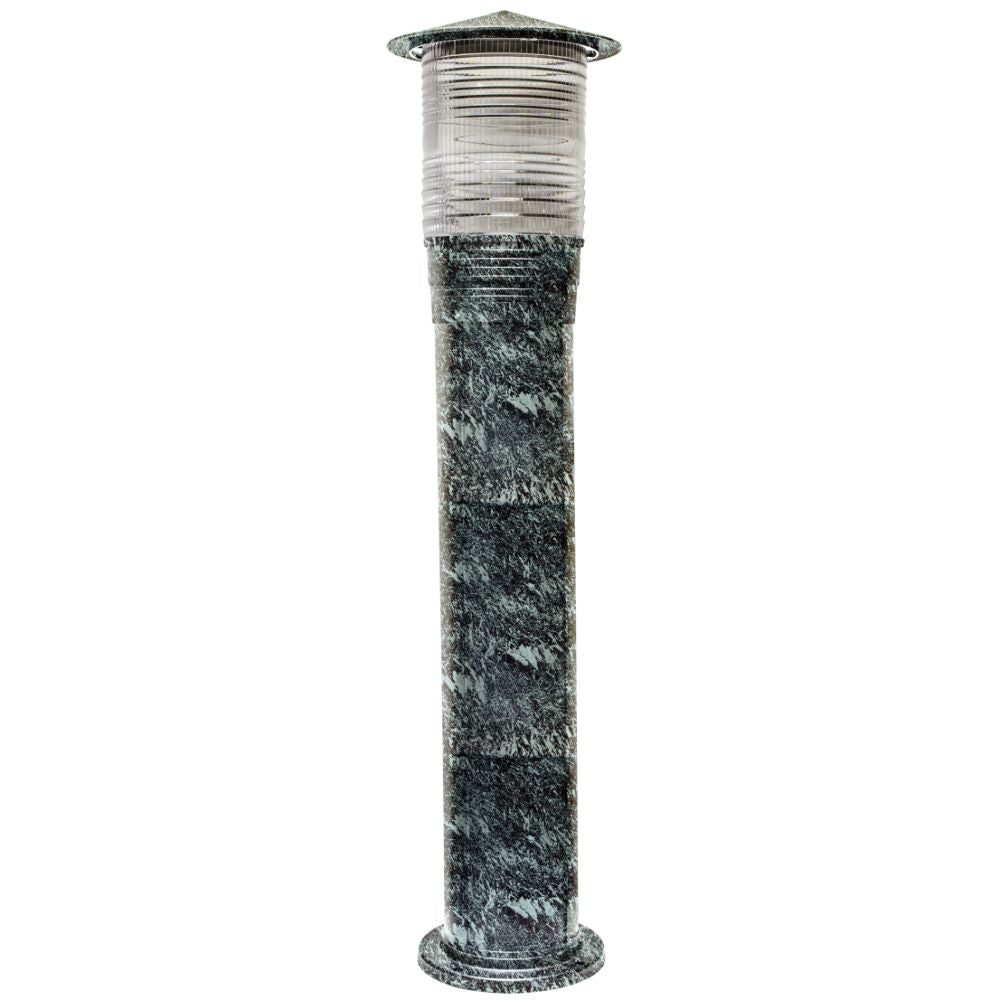 Dabmar Lighting D350-VG LED Cast Aluminum Incadescent, 120V, Verde Green Finish