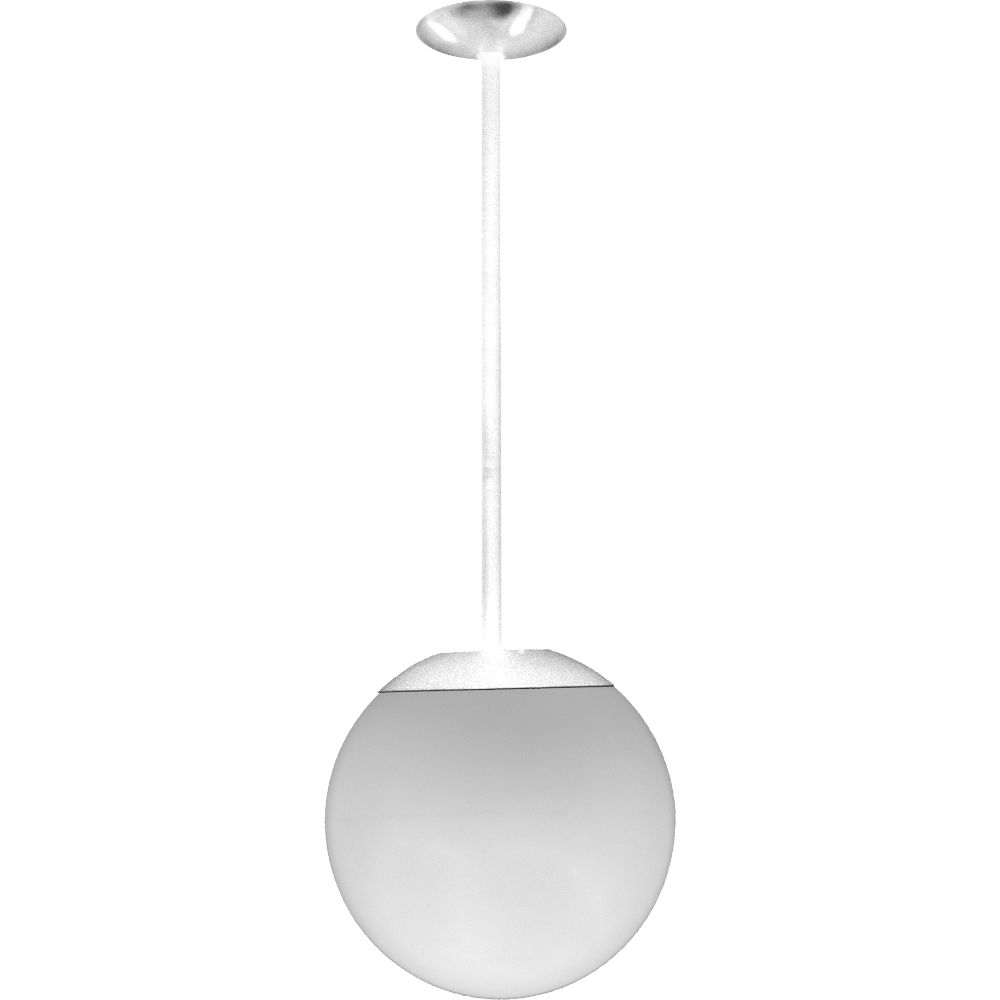 Dabmar Lighting D7500-12-L12-RGBW-W LED 12" Ceiling Globe Fixture, Voltage 86-265V E26 Wattage 12W White Finish