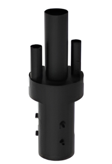 Westgate DAB-SOL-PA4-2 4 Inches Pole-top Adapter, 2 Solar Bell-light Arms, Solar Engine Mast
