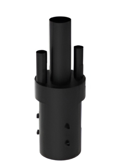 Westgate DAB-SOL-PA5-2 5 Inches Pole-top Adapter, 2 Solar Bell-light Arms, Solar Engine Mast