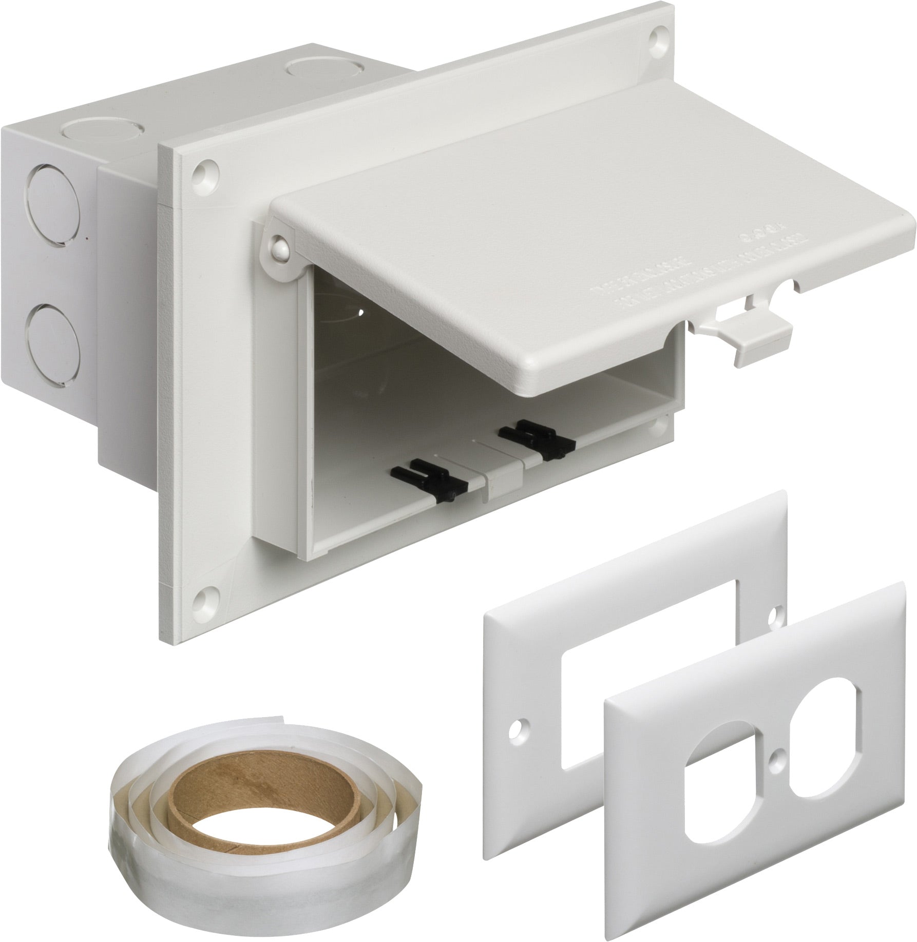 Arlington DBHR1W 1-Gang Horizonta In Box White