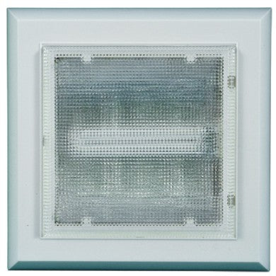 Dabmar Lighting DC8600 Surface Mounted Fluorescent Square Ceiling Light Fixture, Wattage 9W, Voltage 120V