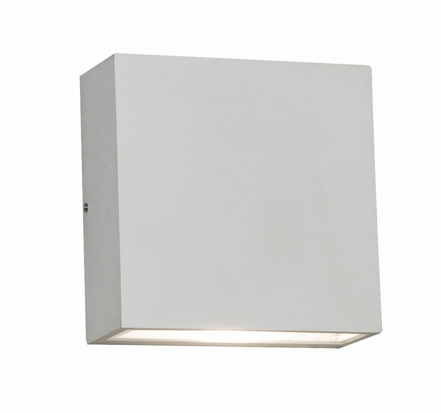 AFX Lighting DEXW060624L30MVWH Dexter 6 Inch Tall LED Outdoor Wall Sconce In White With Clear Acrylic Diffuser