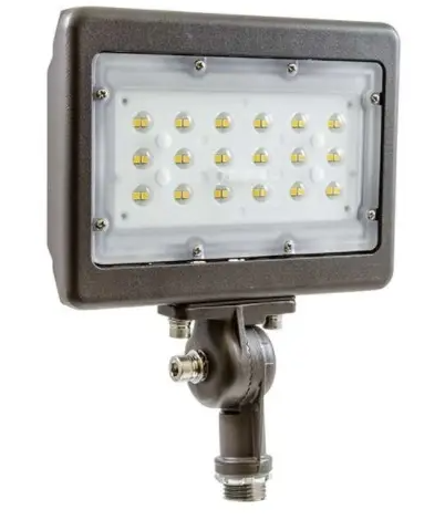 Dabmar Lighting DF-LED5735-BZ LED Slim Flood Light, Wattage 30W, Lumens 3750 lm, Voltage 100V-277V, Color Temperature 4000K, Bronze