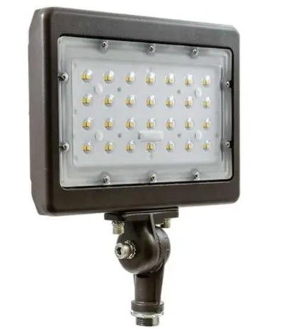 Dabmar Lighting DF-LED5755-BZ LED Slim Flood Light, Wattage 50W, Lumens 6250 lm, Voltage 100V-277V, Color Temperature 4000K, Bronze