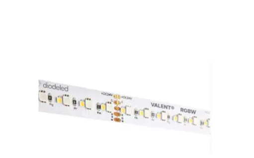Diode LED DI-24V-VL-RGBW-65-016 16.4-ft 6.1W Valent Tape Light, 291 lm, 24V, RGBW + 6500K