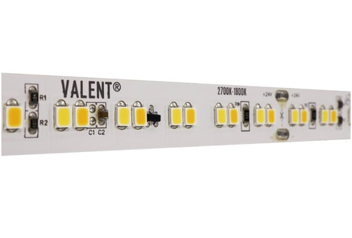 Diode LED DI-24V-VL1-WD3018-016 16.4ft 4.4W/ft. Valent Warm Dim LED Tape Light, CCT 3000K-1800K, 24V