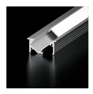 Diode LED DI-CPCHB-45REC-96AL 96-in Recessed Angle Channel Bundle, 45 Degree