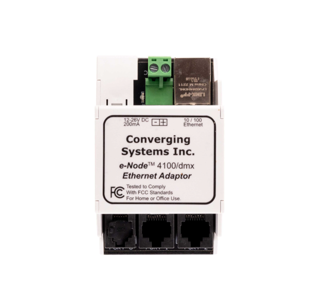 Diode LED DI-CS-DMX-ENODE4100 Converging Systems E-NODE 4100, DMX Internet Protocol Adapter