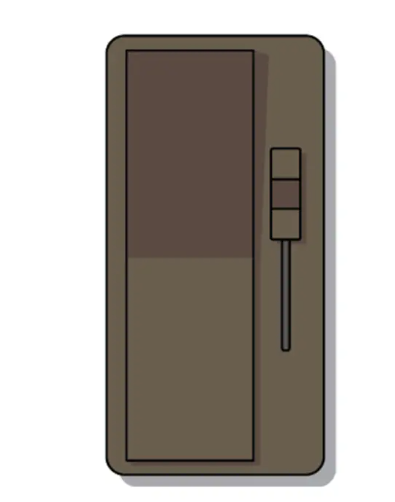 Diode LED DI-SXR1-FP-BRN Faceplate for Switchex+R1, Brown