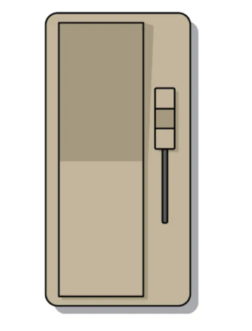 Diode LED DI-SXR1-FP-LA Faceplate for Switchex+R1, Light Almond