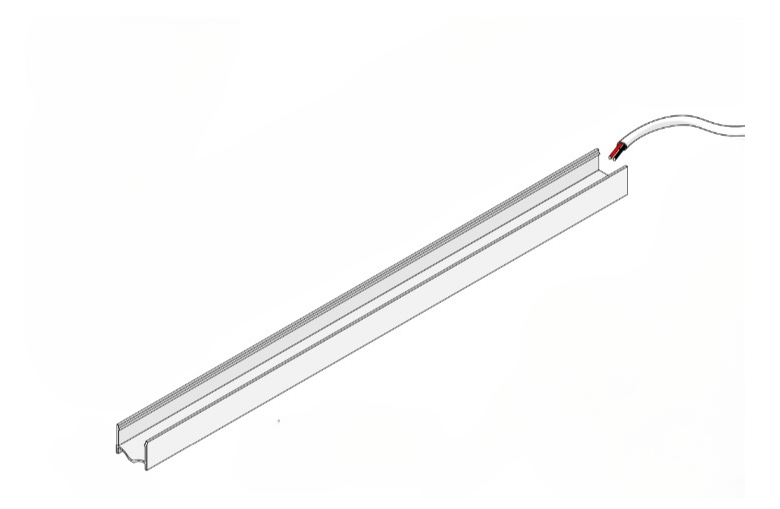 Diode LED DI-TE-MTCH-PL-48 AlphaTECH® 48" Plastic Mounting Channel