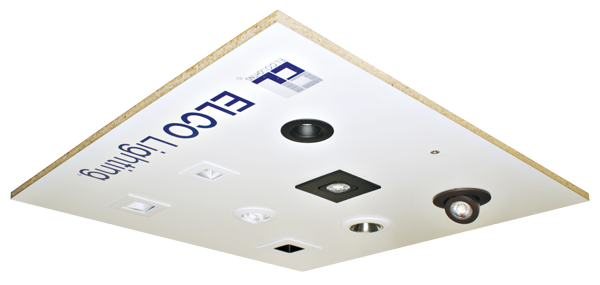 Elco Lighting DISP-F12LD Oak™ & Teak™ System Flat Display