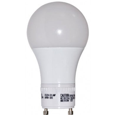 Dabmar Lighting DL-A19-LED9W-27K LED Bulb Light, Voltage 120V, GU24, Color Temperature 2700K