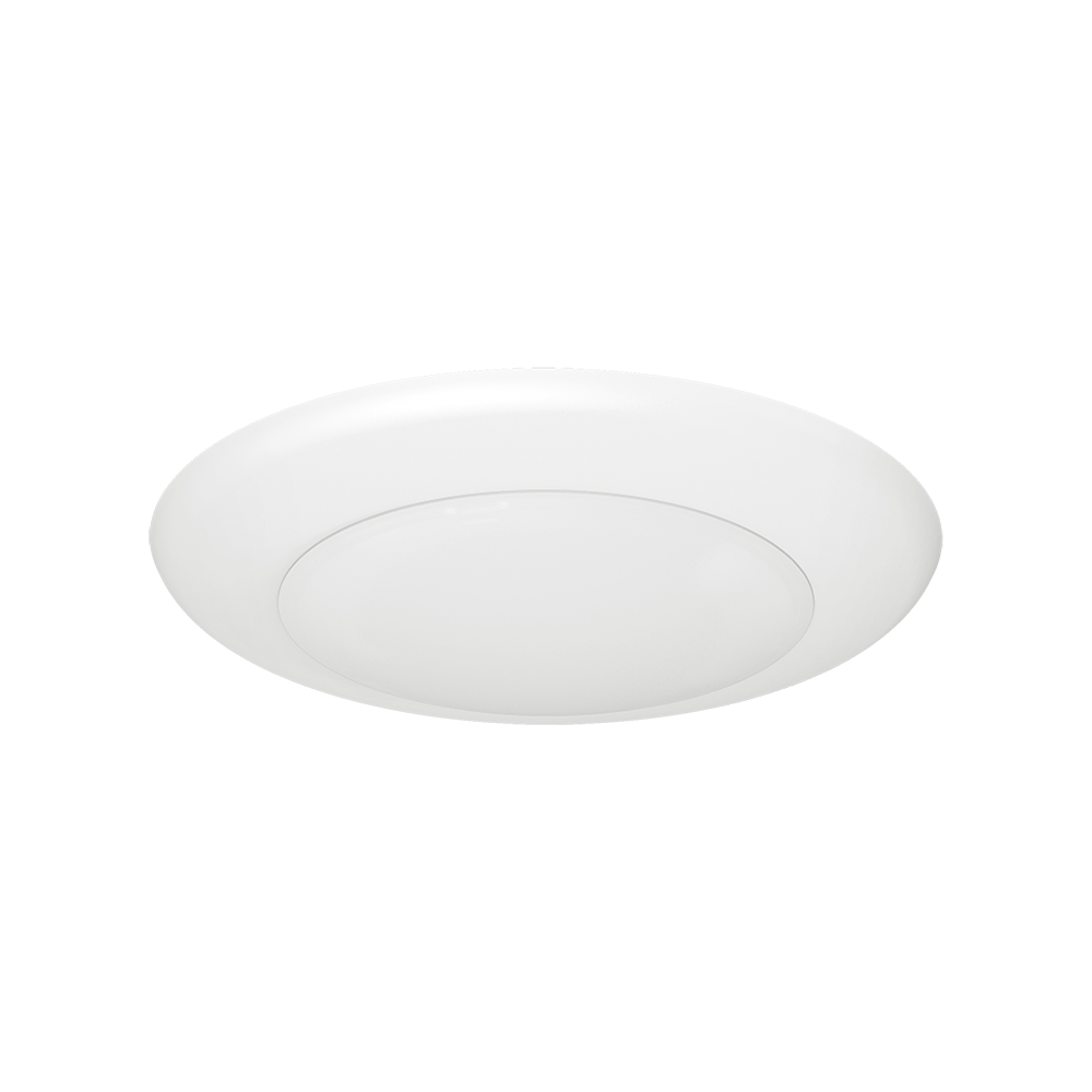 Lotus LED Lights DL205T-4-10W-5CCT-R90-0081-WH 4″ Round Disk Downlight – 10W, 5CCT (2700K-5000K), 760-850 Lumens, 115° Beam, Triac Dimming (10-100%), CRI 90+, Wet Rated, White