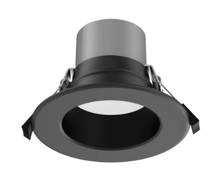 Lotus LED Lights DL254-4-16W-M-A5C5-BK 4" Round Commercial Black 6-16W 5CCT 120-347V 0-10V Wet IC Air-Tight CRI80