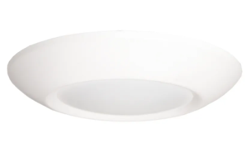 Westgate DLSE6-MCT5 6” LED Economy Disk Light, Wattage 15W, Multi-Color Temperature, White Finish