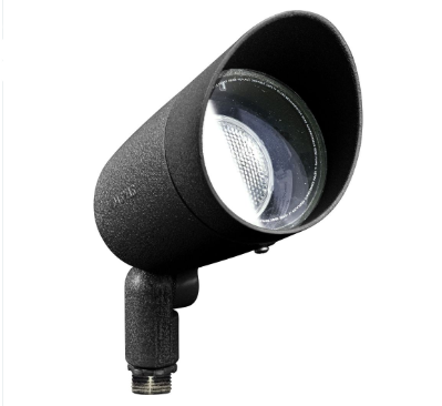 Dabmar Lighting DPR20-B-HOOD Cast Aluminum Spot Light, No Lamp Hood, Voltage 120V, Black Finish