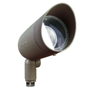 Dabmar Lighting DPR20-L7-50K-BZ-HOOD Cast Aluminum Spot Light, Color Temperature 5000K Hood, Voltage 120V, E26, Bronze Finish