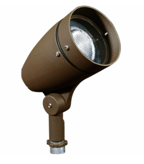 Dabmar Lighting DPR21-L7-50K-BZ Cast Aluminum Spot Light, Color Temperature 5000K, Voltage 120V, E26, Bronze Finish