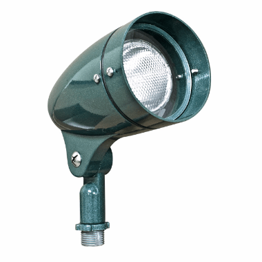 Dabmar Lighting DPR21-L7-27K-G Cast Aluminum Spot Light, Color Temperature 2700K, Voltage 120V, E26, Green Finish