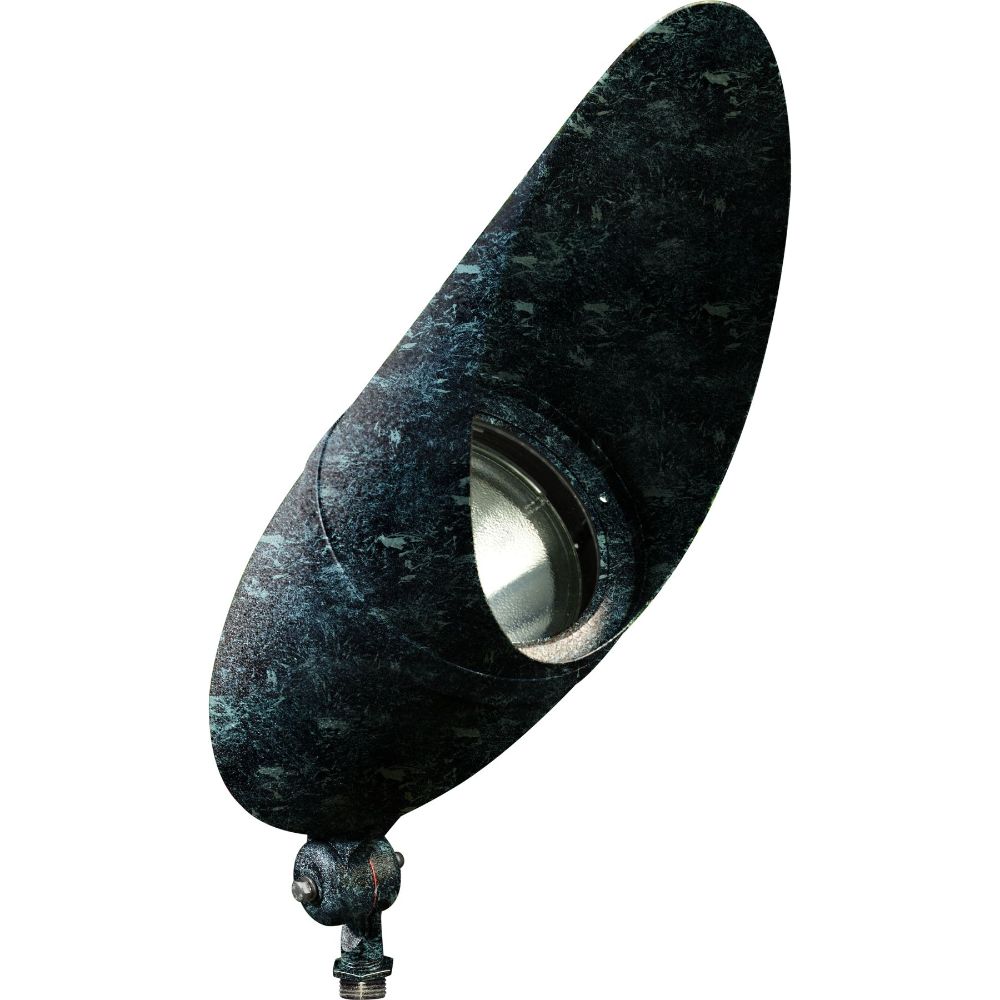 Dabmar Lighting DPR41-VG-HOOD LED Cast Aluminum Spot Light, Voltage 120V, E26, No Lamp, Verde Green Hood