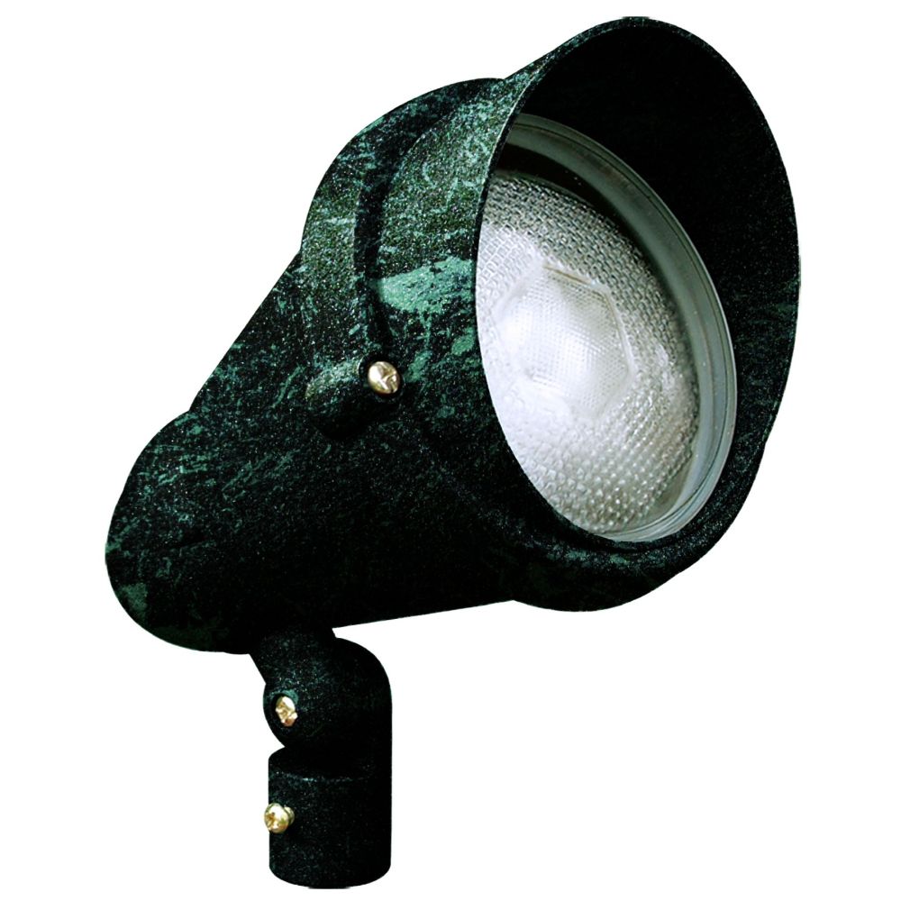 Dabmar Lighting DPR42-VG-HOOD LED Cast Aluminum Spot Light, Voltage 120V, E26, No Lamp, Verde Green Hood