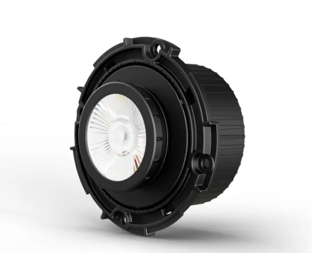 DMF Lighting DRD4M07927SPA 4" LED Adjustable Downlight Module - 25° Beam Angle - 9.7W - 2700K - 750 Lumens - 120/277V - Emergency/Alternate Dimming - Black