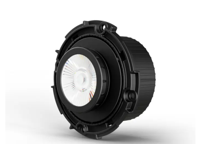 DMF Lighting DRD4M07935NSA 4" LED Adjustable Downlight Module - 15° Beam Angle - 9.7W - 3500K - 750 Lumens - 120/277V - Emergency/Alternate Dimming - Black