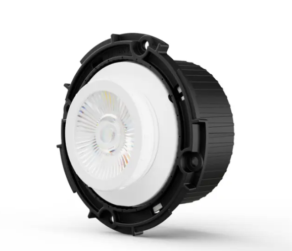 DMF Lighting DRD4M079T1FLWD 4" LED Adjustable Downlight Module - 40° Beam Angle - 12.5W - Tunable White / 4K-18K - 750 Lumens - 120/277V - DALI-2 Dimmable - White