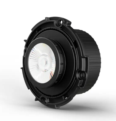 DMF Lighting DRD4M10935LSD DRD4 4" LED Adjustable Downlight Module - 60° x 30° Beam Angle - 12W - 3500K - 1,000 Lumens - 120/277V - DALI-2 Dimmable - Black Finish