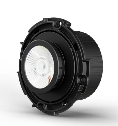DMF Lighting DRD4M10935SFD DRD4 4" LED Adjustable Downlight Module - Soft Focus - 12W - 3500K - 1,000 Lumens - 120/277V - DALI-2 Dimmable - Black Finish