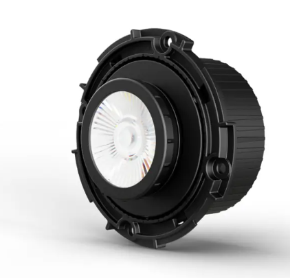 DMF Lighting DRD4M10940LSA DRD4 4" LED Adjustable Downlight Module, 60° x 30° Beam Angle, Wattage 12W, Color Temperature 4000K, 1,000 Lumens, Voltage 120/277V, Emergency/Alternate Dimming, Black