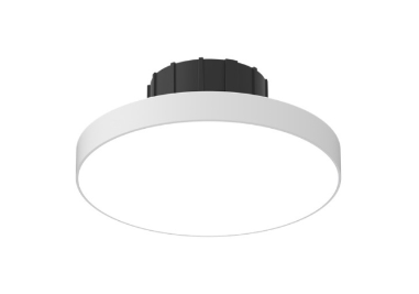 DMF Lighting DRD5S4R07927T 4" Round Surface Mount LED Downlight, 750 Lumens, 90+ CRI, TRIAC/ELV Dimming, 2700K