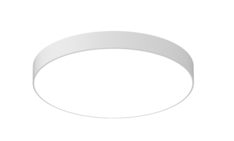 DMF Lighting DRD5S8R15930O 8" Round Surface Mount LED Area Light, 1500 Lumens, 90+ CRI, 0-10V Dimming, 3000K