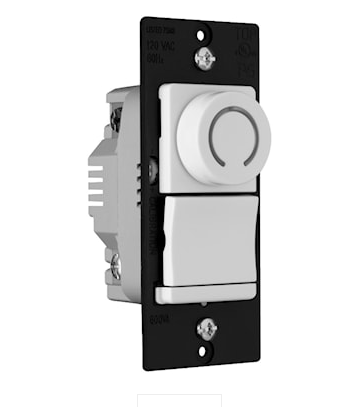 Wattstopper DRSC53PIV Decorator Rotary DR Series Fan Speed Control, Ivory