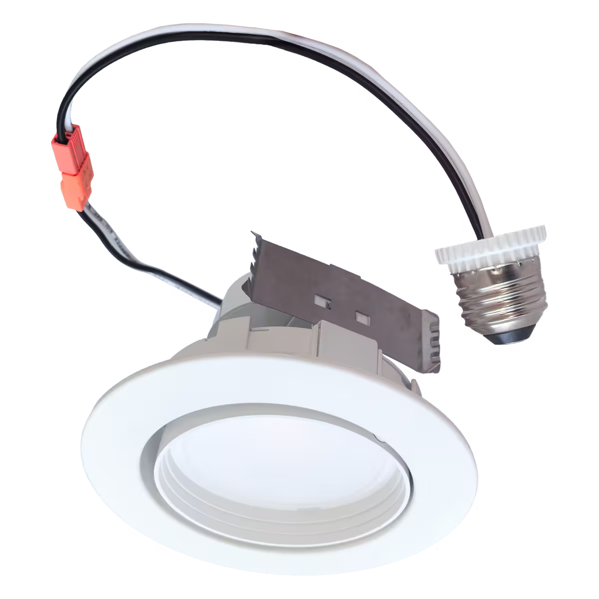 Eiko DRTR4-10W-8FCCT-D-WH Downlight Rotatable Retrofit 4IN 820LM 10W 80CRI 27/30/35/40/50K 120V Triac Dimming