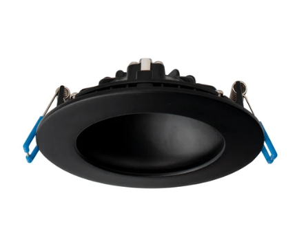 Lotus LED Lights DS-LED-4-S12W-DTW-BK 4" Round Indirect Slim Recessed LED 12W Dim to Warm 3000-2200K 7 lm Black Type IC Air-Tight