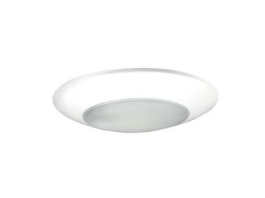 Maxlite DSKL-6R15T9CS-W Disk Light Flush Mount - 6 Inch Round - 15W 120V - Triac Dimming - 90 CRI - 2700/3000/3500/4000/5000K CCT Selectable - Finish White