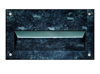 Dabmar Lighting DSL1003-L7-65K-VG Cast Aluminum Recessed Step Light, G24, Color Temperature 6500K, Verde Green Finish