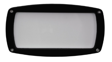 Dabmar Lighting DSL1016-L7-65K-B Cast Aluminum Open Face Step Light, G24, Color Temperature 6500K, Black Finish